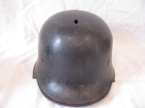 Three DD M34 Luftwaffe Crash Crew Helmets  -   Early Gold Leaf Adler Decals