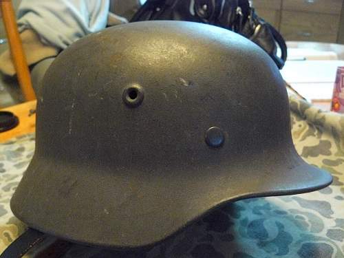 M1940 helmet @ chinstrap