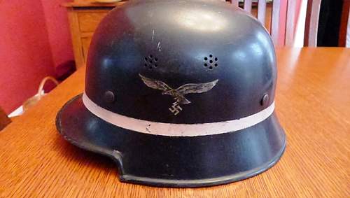 Just found this German helmet.  What can you tell me?