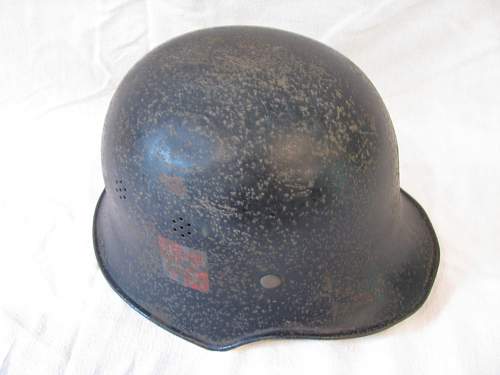 M34 Double Decal Bohemia Moravia Police Helmet