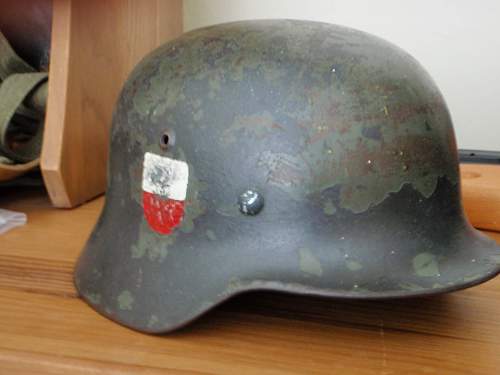 Unusual M35 Helmet