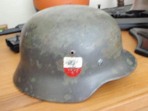 Unusual M35 Helmet