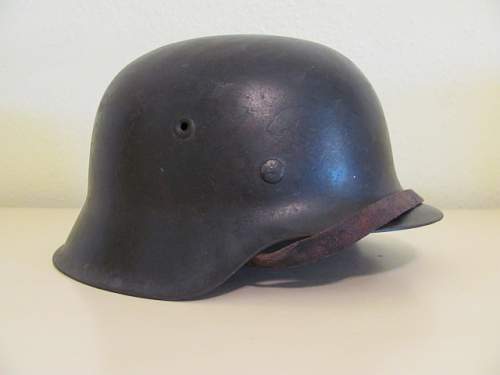 Vet bring back German M42 helmet with some background history