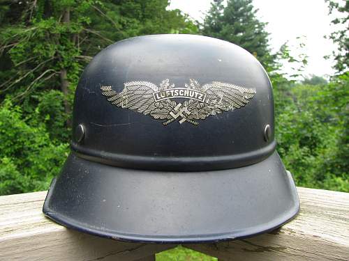 Messerschmitt Factory Guard/Luftschutz Helmet