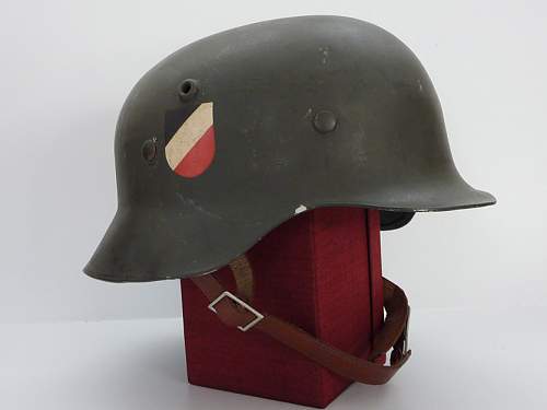 Heer DD aluminium parade helmet.