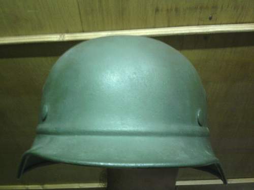 M-40 police beaded helmet- need help