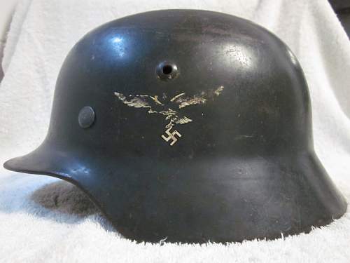 Opinions on an M1935 DD Luftwaffe helmet