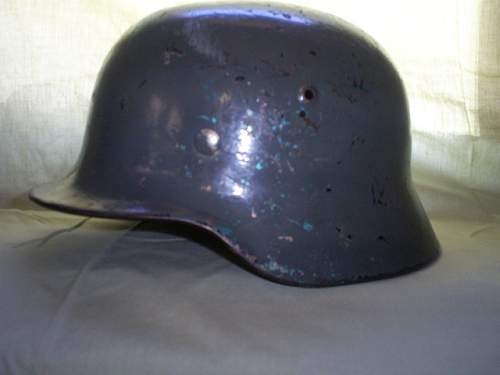 M35 no decal helmet for authentication
