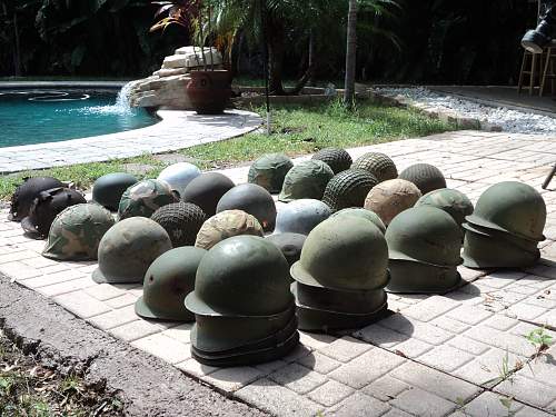 Helmet collection, and a few guns