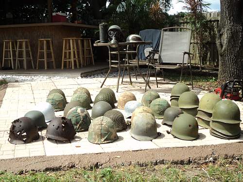 Helmet collection, and a few guns