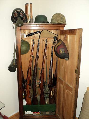 Helmet collection, and a few guns