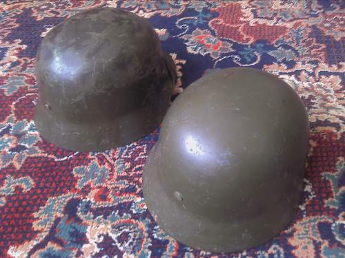 Carboot finds, 2 german helmets what do you guys think?