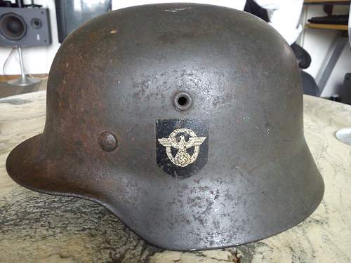 M40 DD Polizei helmet