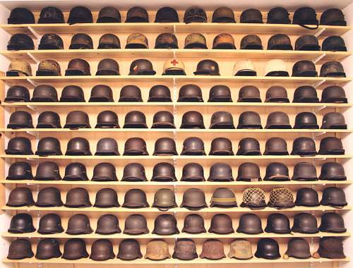 German helmets.... a collection I bought locally a few years ago.