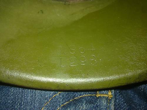 Luft helmet M40 ear cut.  Fake?