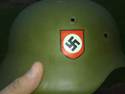 Fake German Steel helmets