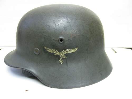 luftwaffe helmet...questions