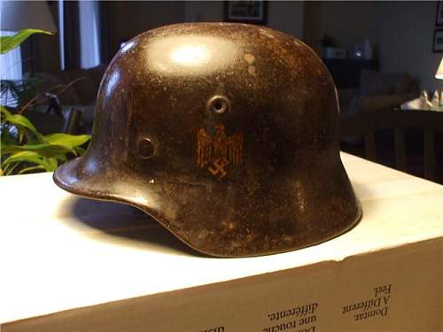 Bought WWII German helmet - help me ID