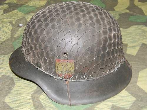 Blue Division helmet
