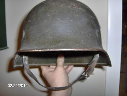 My German M35 Helmet, just found in a basement!
