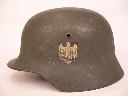 M35 SD Heer helmet re-issue