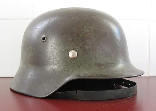 Kreigsmarine M35 - Before &amp; After Post War Paint Removal