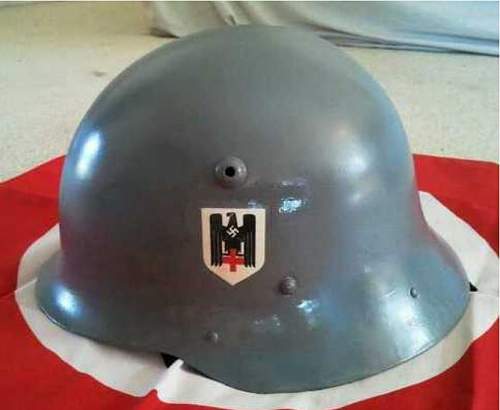 Kriegsmarine Medic Helmet!!