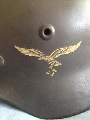 M40 Luftwaffe Single Decal Helmet