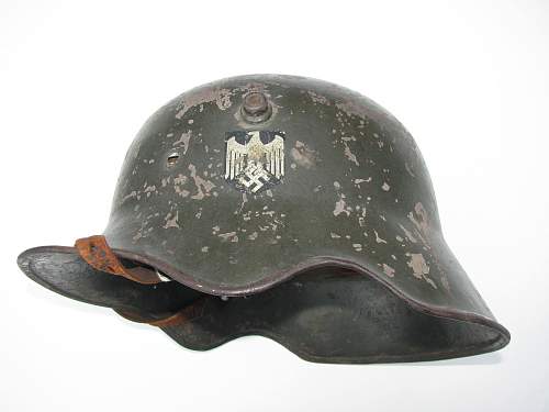 Opinions needed on this M18 cavalry helmet