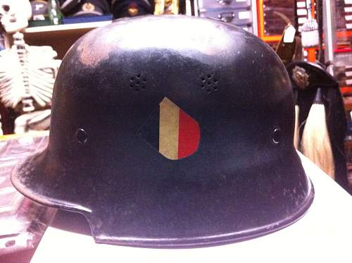 Help With an Early M34 Feuerschutzpolizei Helmet