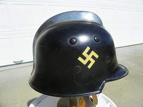 M34 Fire Police helmet pick up!