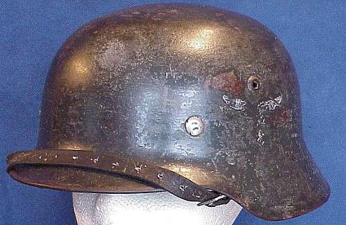 Luftwaffe m35 double decal helmet help