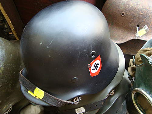 Fake German Steel helmets