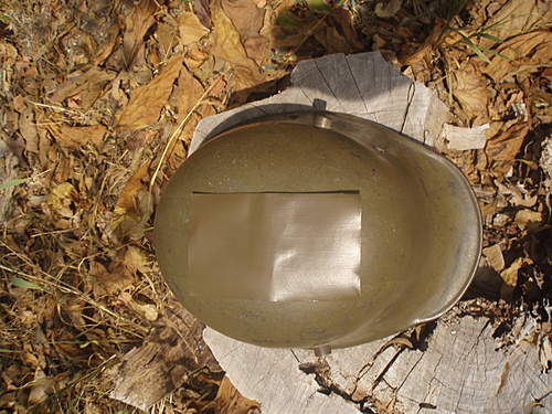 M1916 WWI German  Helmet / What color is this??