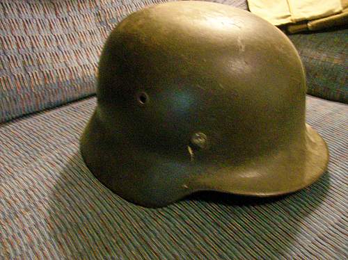 German Nazi Helmet need help on what I have and what's reasonable ballbark value range for its condition