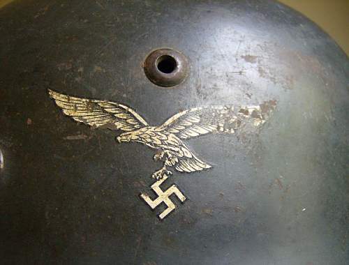 Luftwaffe helmet M35 DD