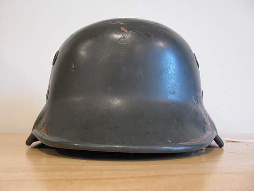 Prototype Vulkanfiber Double Decal Heer Helmet - Model 3