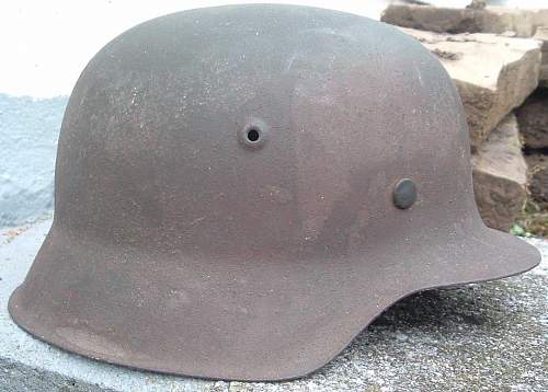 M42 Rautarn Helmet - Makers Mark - Series Number ?