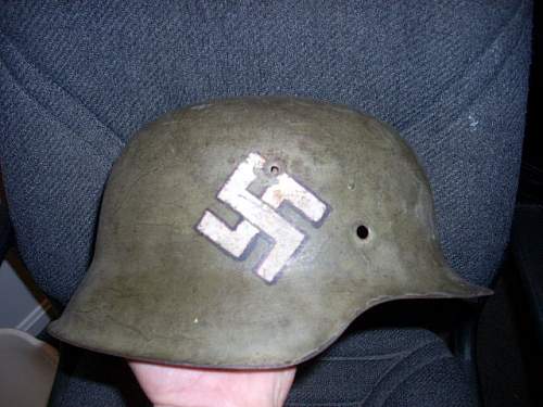 2 German Helmets, Flag, Pennant