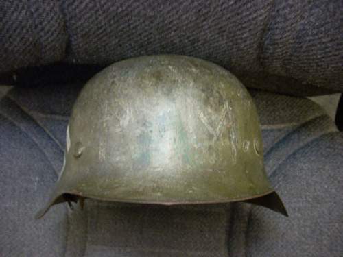 2 German Helmets, Flag, Pennant