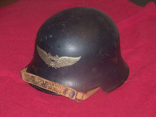 New addition M34 Luftschutz helmet