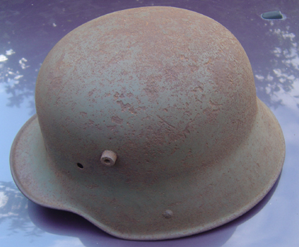 M1916 WWI German  Helmet / What color is this??