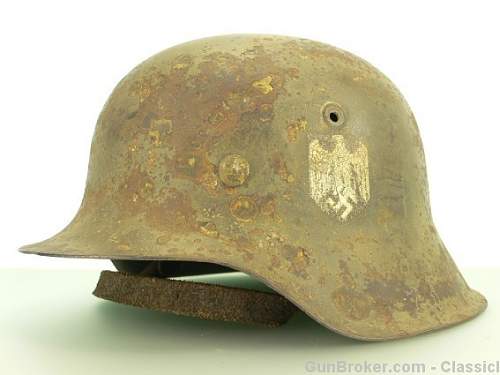 Blue Division M42 Helmet, original?