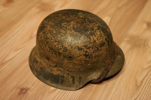 Camo helmet