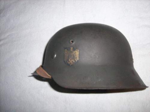 m42 kriegsmarine helmet Fake or real ?