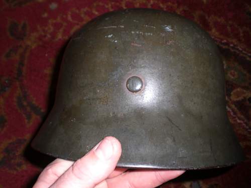 just saved helmet from a dumpster m-35 model