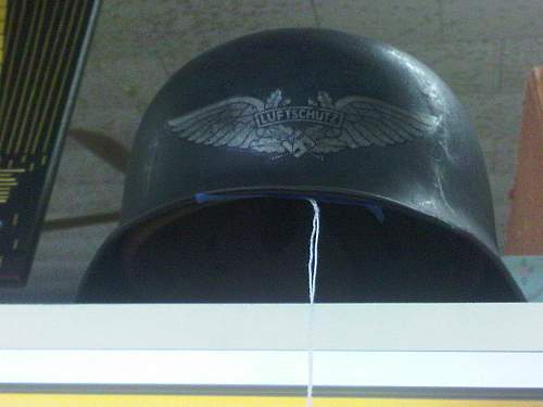Strange Luftshutz Helmet..