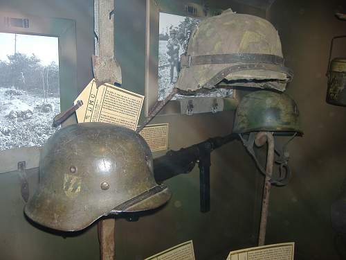 A few cammo lids from Normandy and Malmedy.....