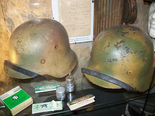 A few cammo lids from Normandy and Malmedy.....