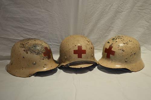 German army medics helmets